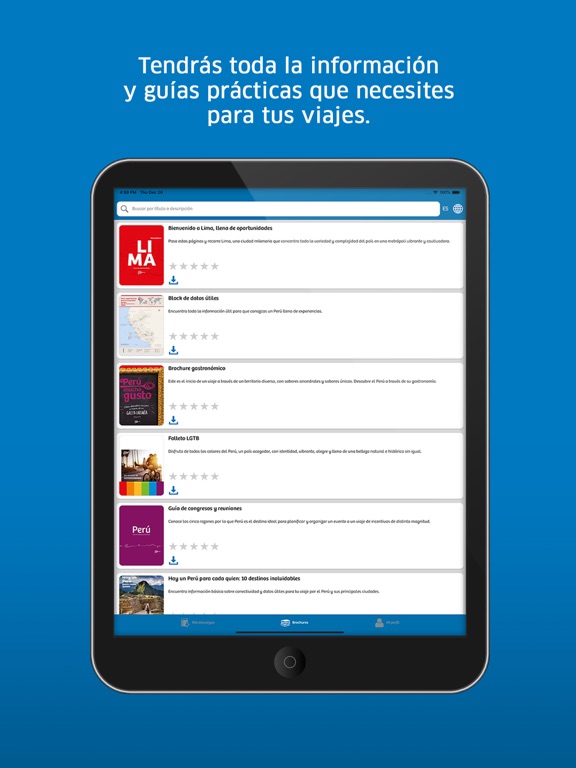 Screenshot #6 pour Peru Brochures