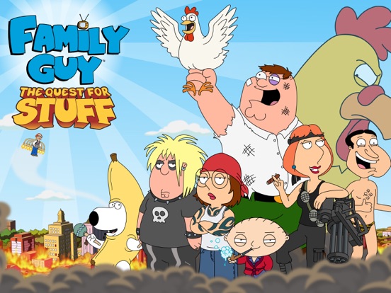 Family Guy The Quest for Stuff iPad app afbeelding 1