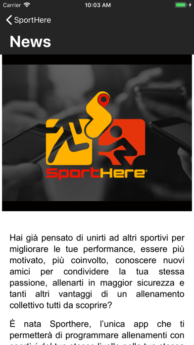 SportHere screenshot 3