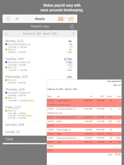 Easy Hours Lite iPad image 4