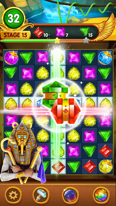 Screenshot #2 pour Jewels Classic - Match 3 Game