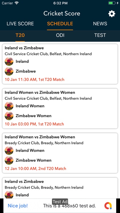 Live Cricket Score Detail News