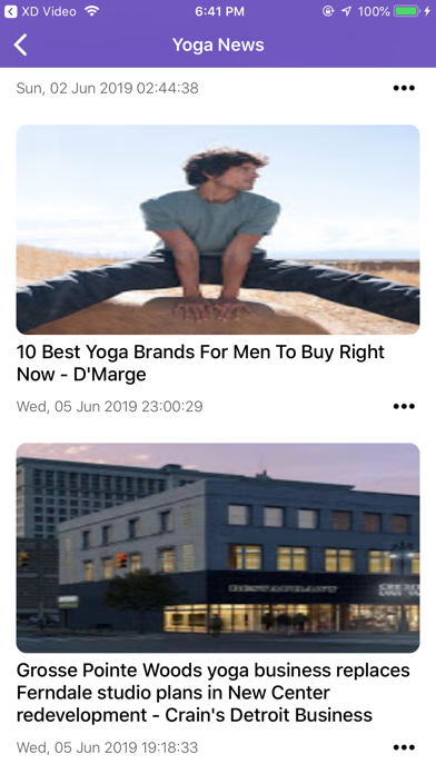 Yoga Poses - Daily Fitness Screenshot