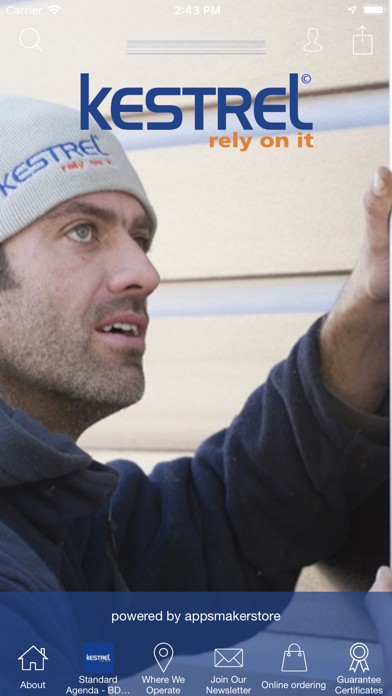Kestrel Building Products Screenshot