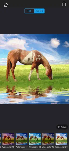 Game screenshot Watercolorizer-photo artist apk