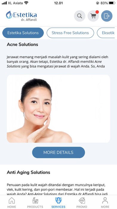 Klinik Estetika dr. Affandi Screenshot