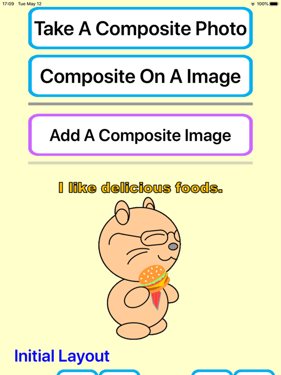 TakeCharacterCompositePhotos iPad screenshot
