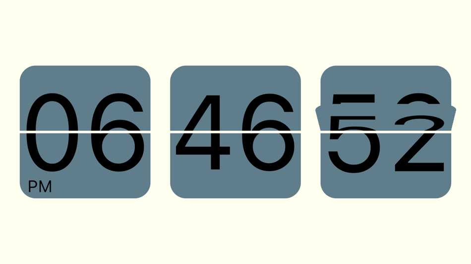 #7. Flip Clock & Pomodoro Timer (iOS) 由: Vitaliy Mischenko