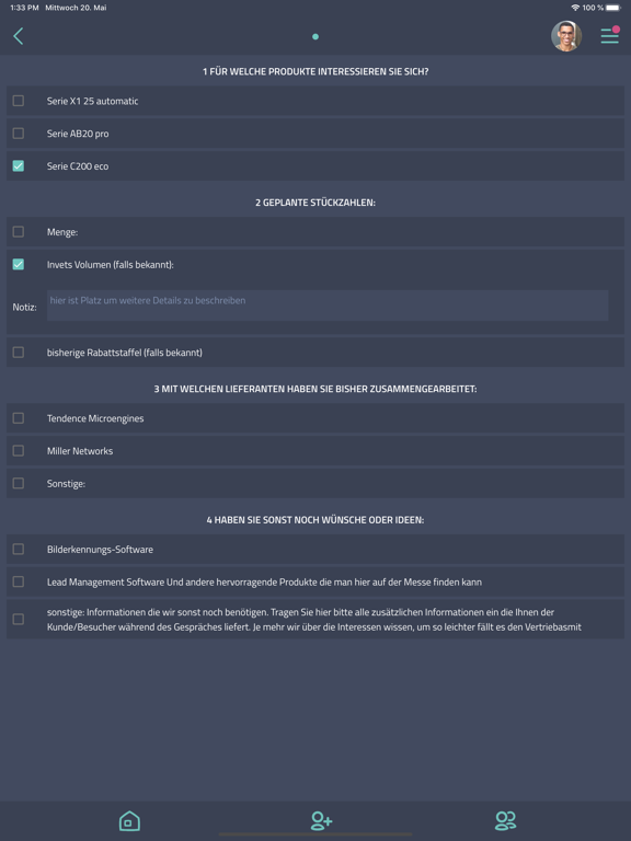 myStandLeads iPad screenshot 6 - Productivity app