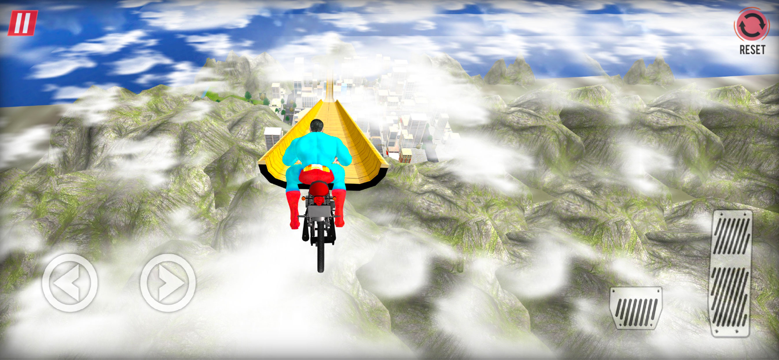 Super Hero Bike Mega Ramp