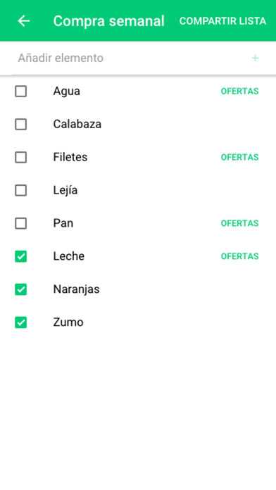 Screenshot #3 pour Nuestra Lista de la compra