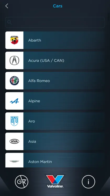 Screenshot 4 di 6 di Valvoline Europe