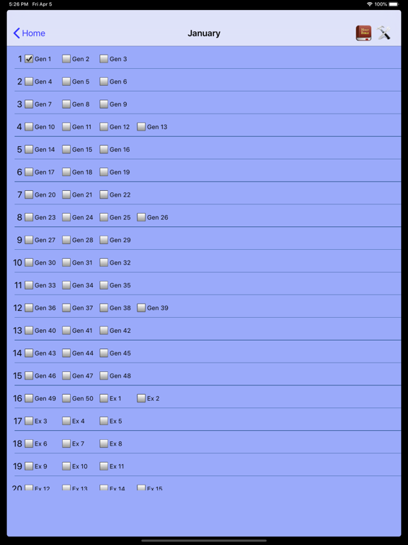 Screenshot #2 for Bible One Year