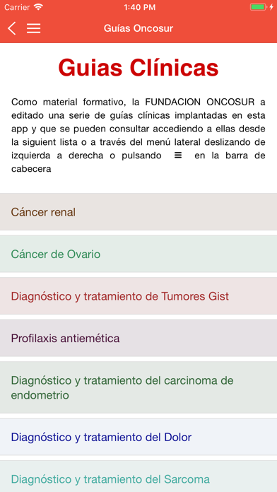 Fundación Oncosur screenshot 2