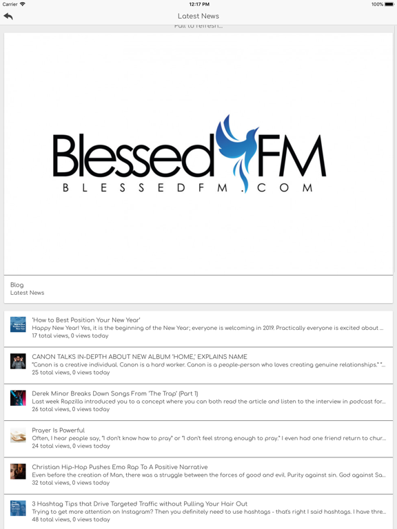 Screenshot #5 pour Blessed FM