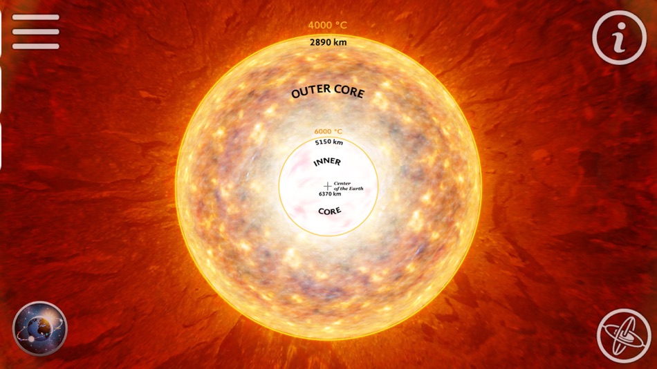 #2. Earth's Core (iOS) 由: Celestial Dynamics AG