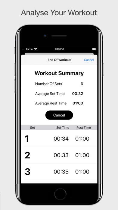 Screenshot #3 pour Gym Timer - Track Rests & Sets