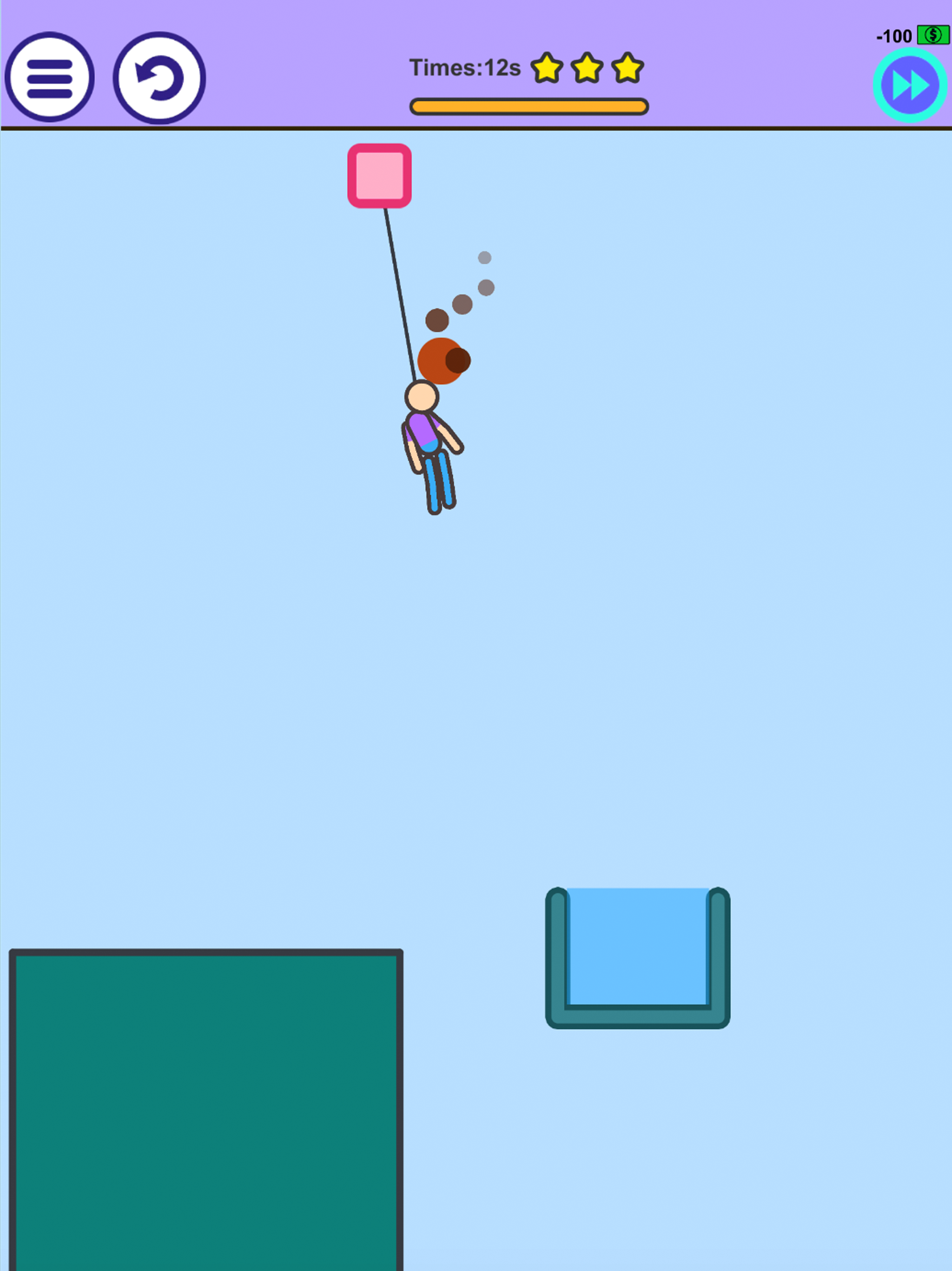 Man on Fire - Physics Game