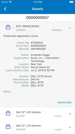 Alloy Inventory Scanner screenshot 2