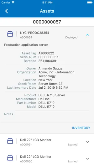 Alloy Inventory Scanner screenshot 2