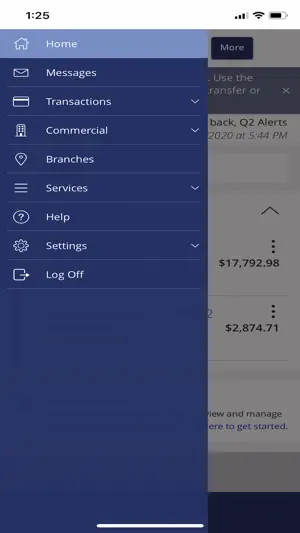 Home Loan State Bank MobilEDGE screenshot 2