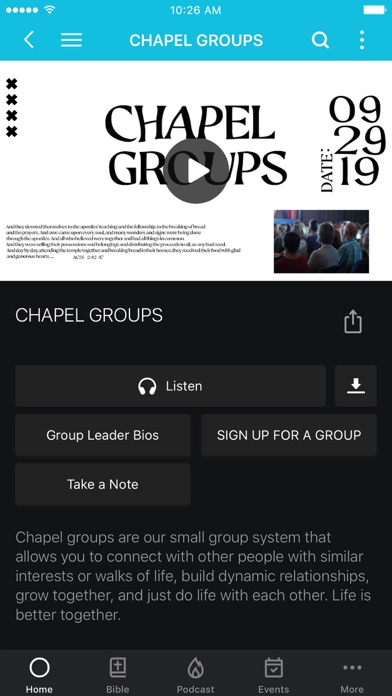 The Chapel KC Screenshot