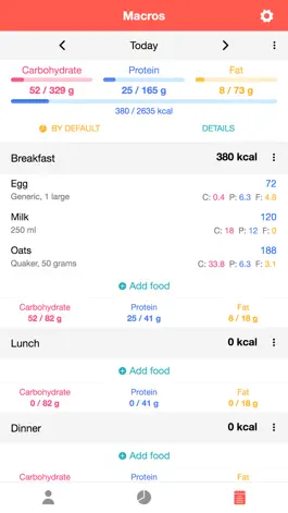 Game screenshot Macros - Calorie Counter mod apk