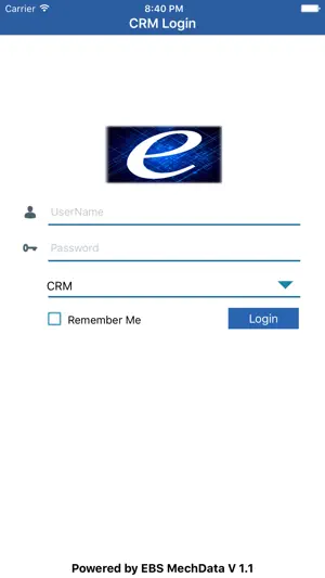 eBS CRMobile screenshot 1