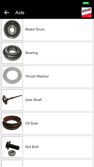 Screenshot 4 of Spicer Products Catalog App