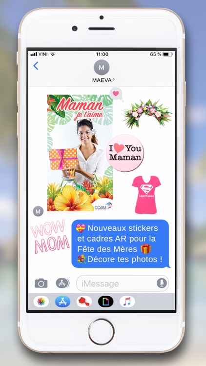 Tahiti Stickers for iMessage screenshot-4