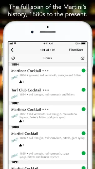 The Martini Cocktail iPhone Ekran Görüntüsü 2