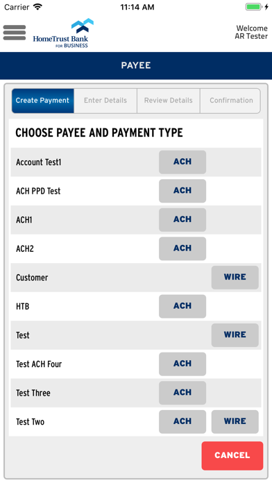 HomeTrust Bank Business Mobile Screenshot