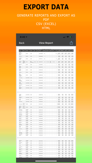 Smarter Inventory Screenshot