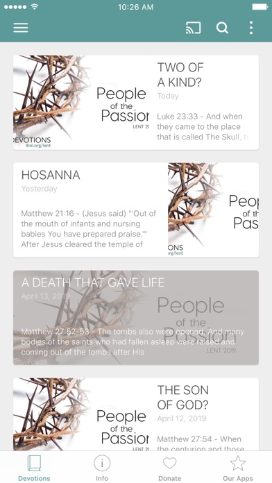 How to cancel & delete Daily Devotions by LHM from iphone & ipad 1