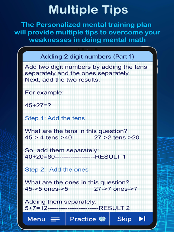 Mental Math-Train your Brain iPad screenshot