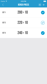 Gym List screenshot