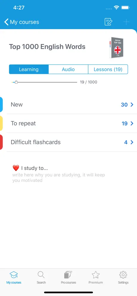 Learn English - Voc App