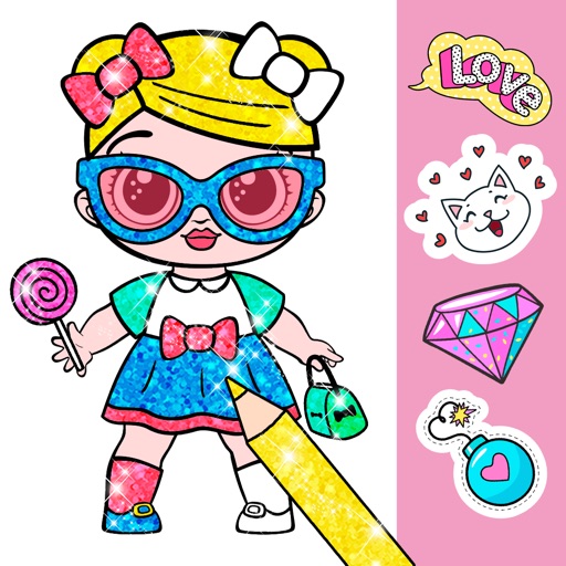 Doll Dress Coloring Book icon