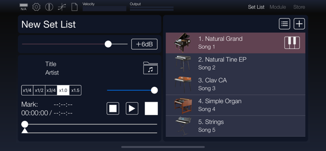 Скриншот модуля KORG Pro