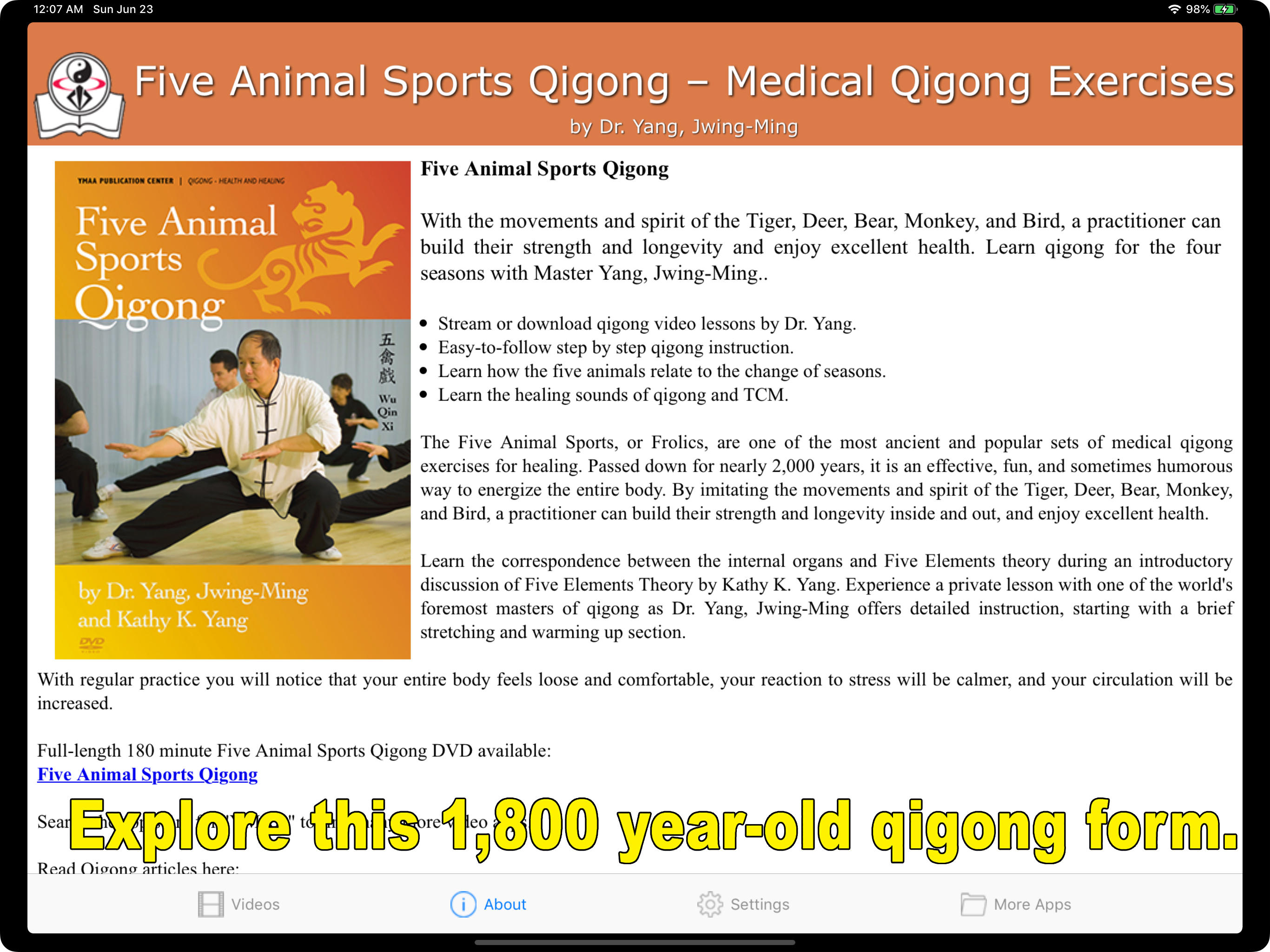 Five Animals Qigong (YMAA)