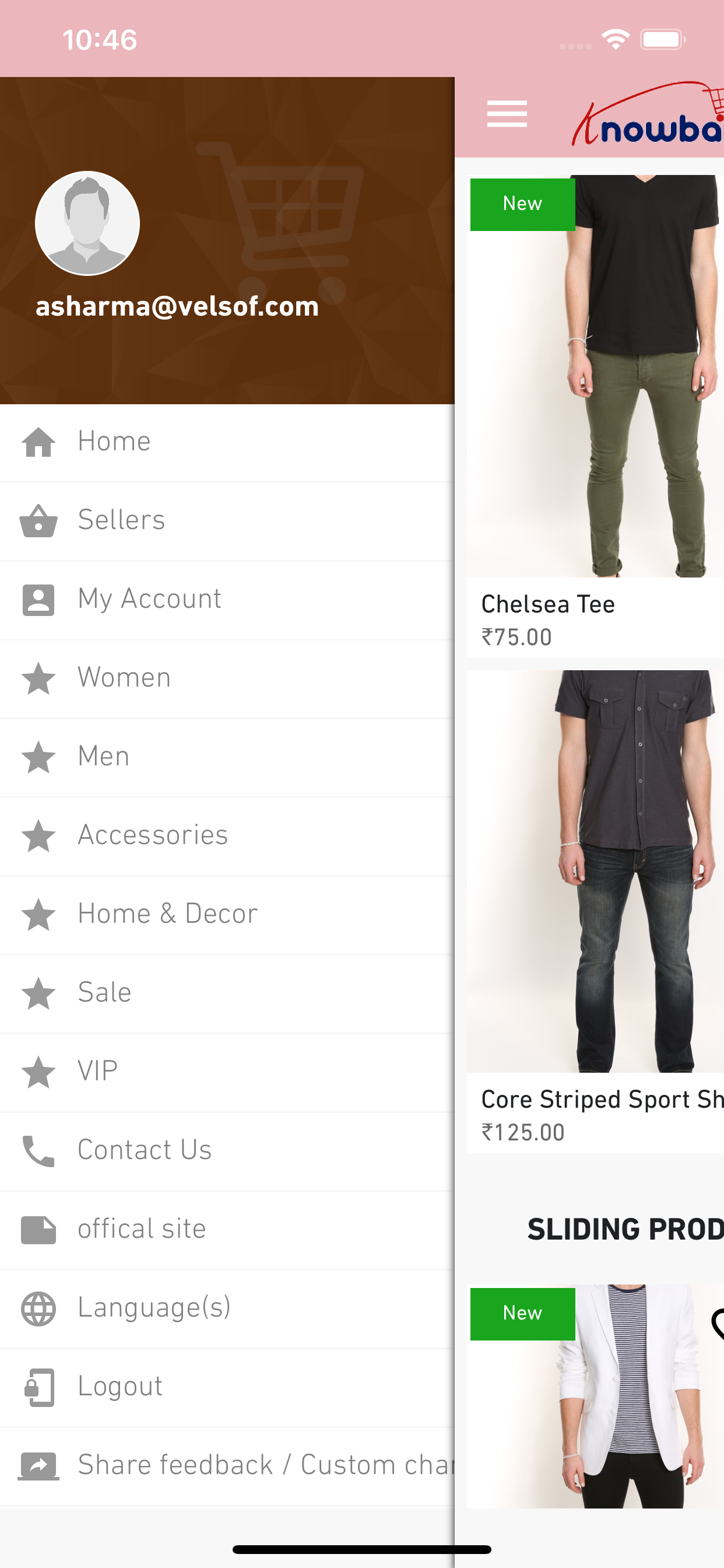 Nautica Magento Mobile App