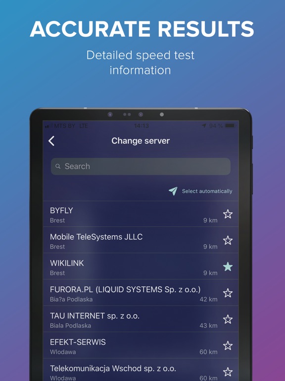 Screenshot #6 pour SpeedTest Mobile