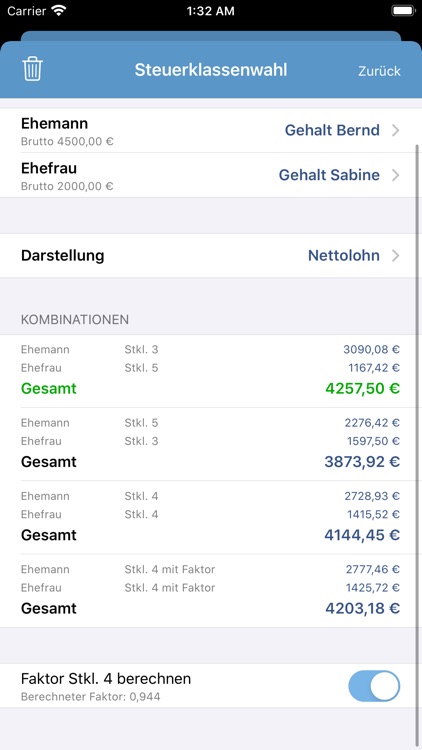 Nettolohn 2020 für iPhone screenshot-6