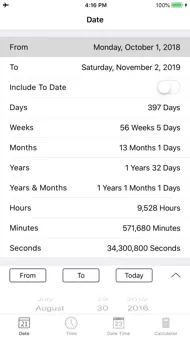 Date and Time Calculator Pro iphone bilder 0