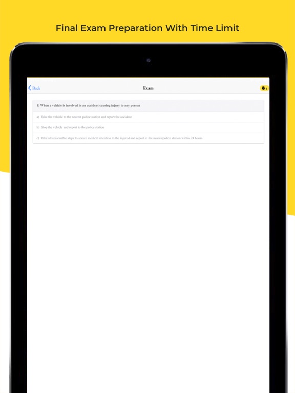 RTO Test: Driving Licence Test iPad screenshot 6 - Education app