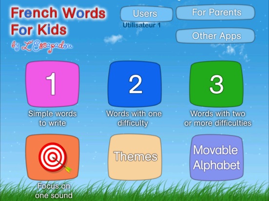 French Words for Kids iPad app afbeelding 3
