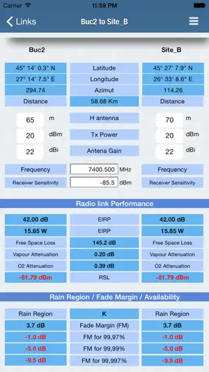 RF Haversine Lite - Radio Link screenshot 3