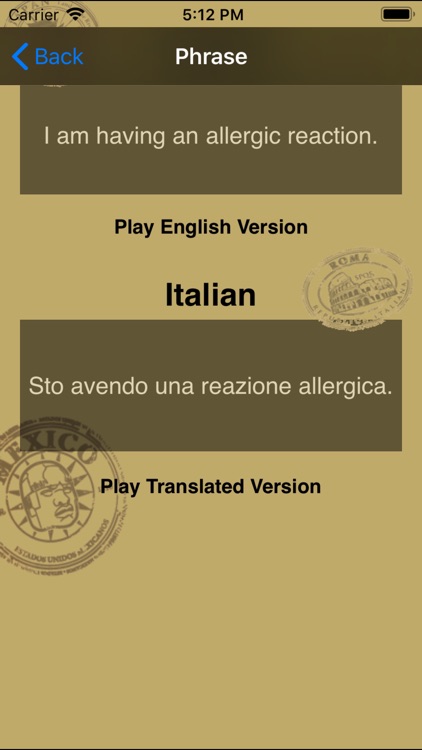 Food Allergies - Italian screenshot-4