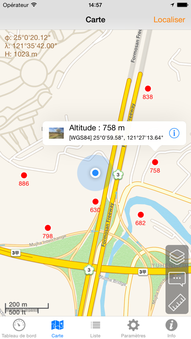 Screenshot #2 pour Altimeter Pro +