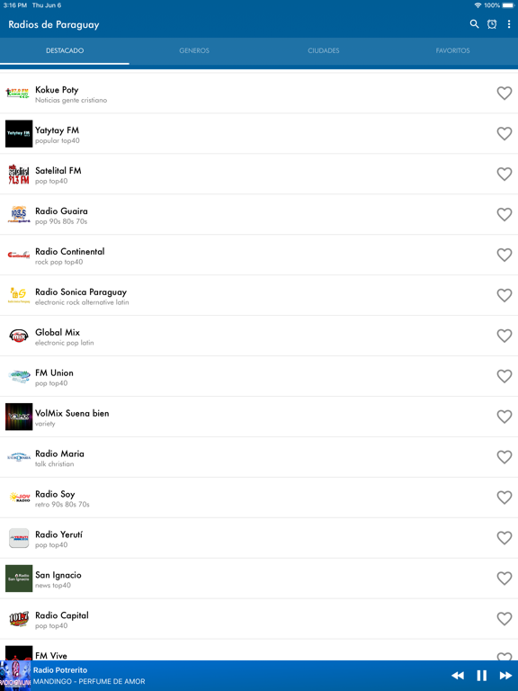 Screenshot #4 pour Radios de Paraguay